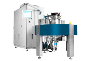 A photo showing an Impact Coatings INLINECOATER PVD Coating Machine